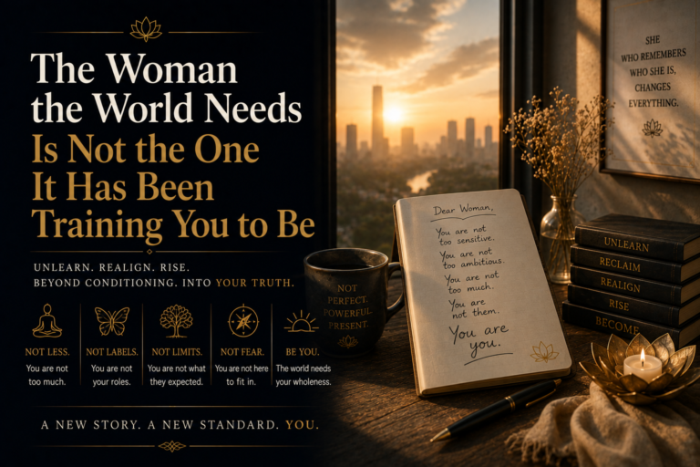 The Woman the World Needs Is Not the One It Has Been Training You to Be
