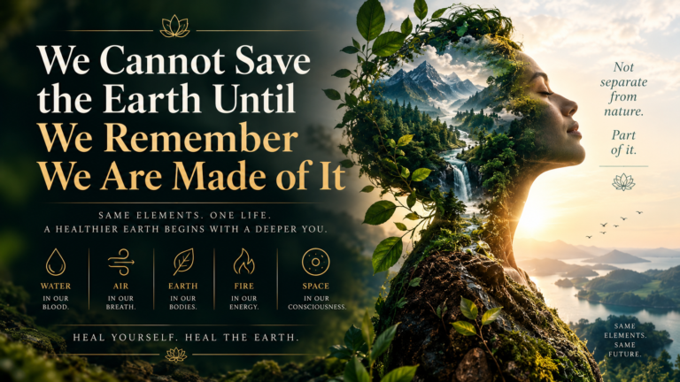 We Cannot Save the Earth Until We Remember We Are Made of It