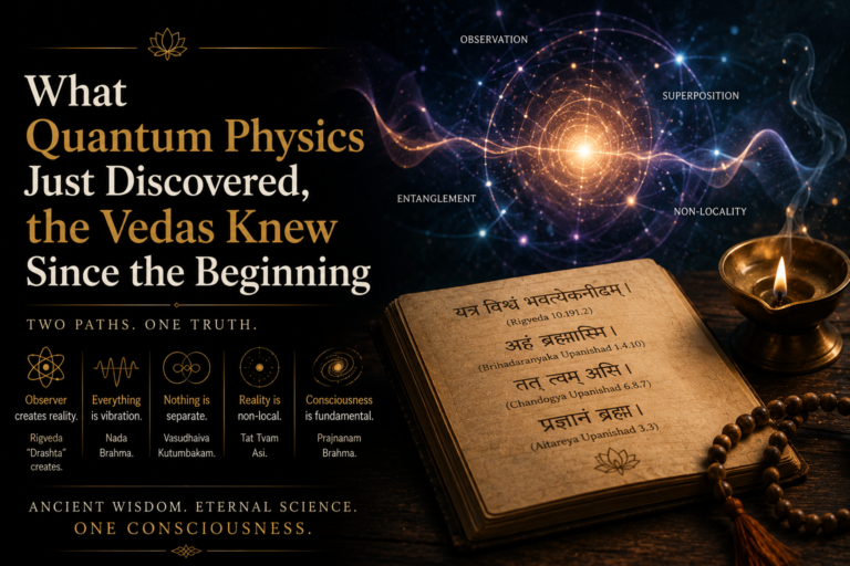 What Quantum Physics Just Discovered, the Vedas Knew Since the Beginning