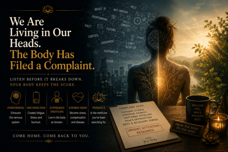 We Are Living in Our Heads. The Body Has Filed a Complaint.