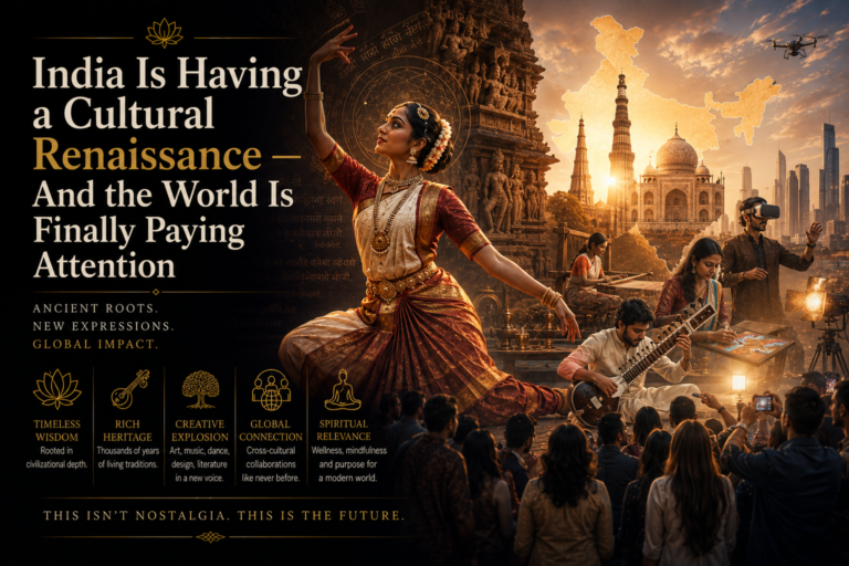 India Is Having a Cultural Renaissance — And the World Is Finally Paying Attention