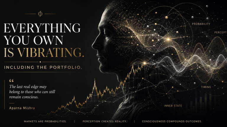 EVERYTHING YOU OWN IS VIBRATING. INCLUDING THE PORTFOLIO.